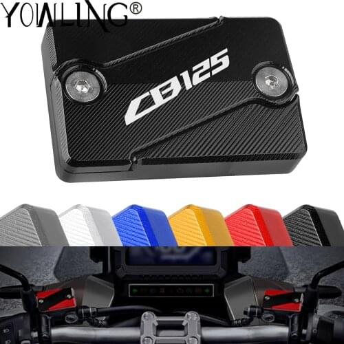 Motorcycle Accessories CNC Aluminum DIRT BIKE Front Brake Fluid Reservoir Caps Covers For HONDA CB125R CB125 CB 125 R 2018-2019