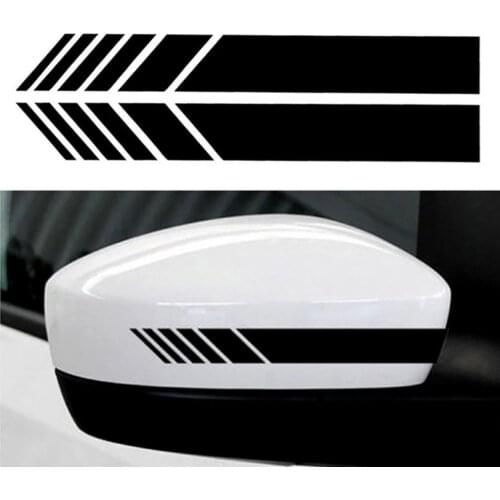 Car Side Mirrior Vinyl Graphic Sticker Car Rear View Side Mirror Body Stripe Vinyl Sticker Decal DIY Car Body Decals