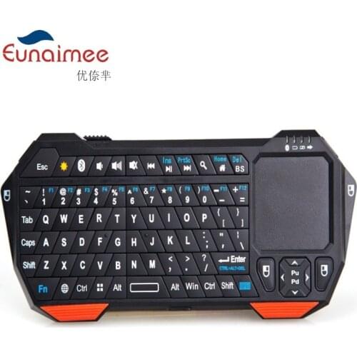 Mini 2.4G wireless Bluetooth backlight multi-fanction keyboard with touchpad for pc laptop smartphone smart TV