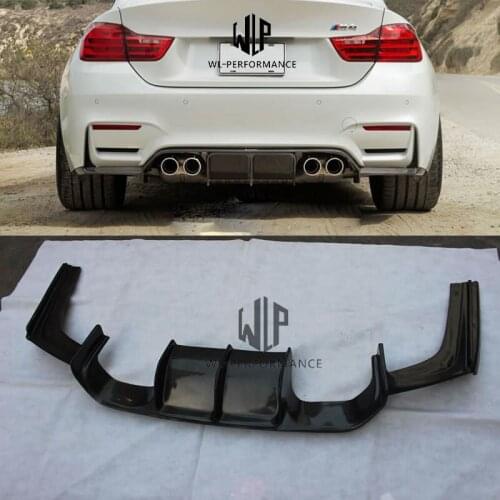 F82 M4 V Style High Quality Carbon Fiber Auto Car Front lip Aprons Side Splittters Car Styling For BMW F82 M4 Car Body Kit