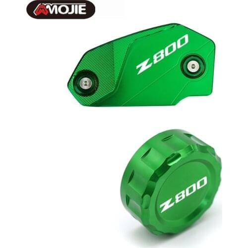 Flash Deals Motorcycle Front&Rear brake Fluid Cylinder Master Reservoir Cover Cap For KAWASAKI Z800 Z 800 2013 2014 2015 2016