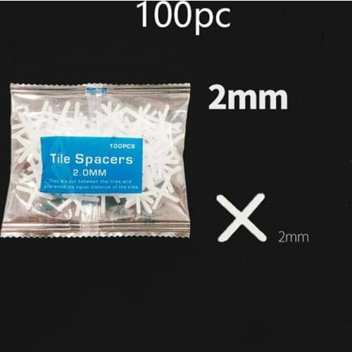 2mm horizontal tile gasket for floor wall brick tile rack correction system straightening machine locator gasket tool 100pcs