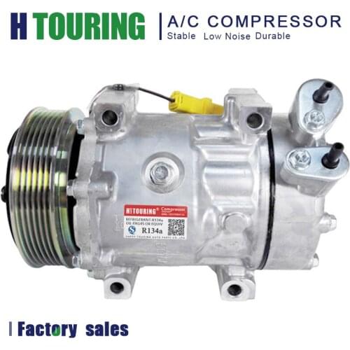 For PEUGEOT 406 607 807 compressor 7V16 For CITROEN C5 C8 Xsara 9645440480 96860618 9686061780 96592321 1267 1850 1828 1802