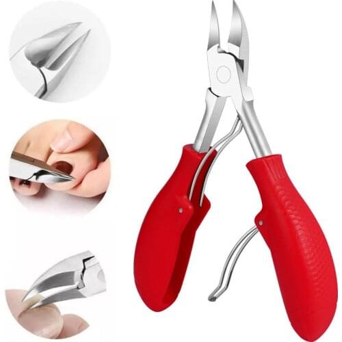 1Pc Toe Nail Clippers Nail Correction Thick Nails Ingrown Toenails Nippers Cutters Dead Skin Dirt Remover Pedicure Care Tool