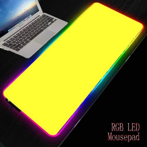 MRGBEST Yellow wallpaper Large Gaming Mouse Pad Lockedge Mouse Mat For Laptop Keyboard Pad Desk Mat For Notebook Gamer Mousepad