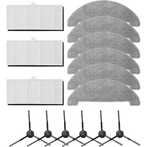 Mop Cloths Side Brushes Hepa Filter Accessories Parts for XIAOMI VIOMI S9 Robot Vacuum Cleaner
