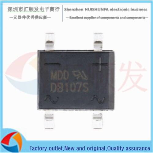 Original genuine patch DB107S straight plug DB107 rectifier bridge stack silicon bridge rectifier