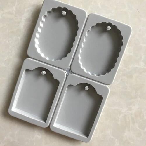 Oval door Wax slice DIY silicone mold Aromatherapy plaster handmade soap mold Cake decoration mold