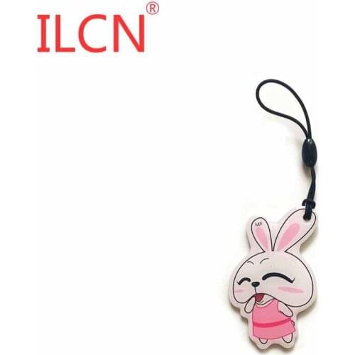 125KHz Rewritable Writable Blank Card Waterproof Keyfob Proximity T5577 Tag RFID Cartoon Keychain For Smart Access Control Card