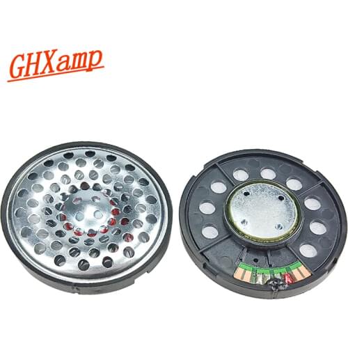 GHXAMP 53mm Headphone Speaker Unit 32 Ohm Full Range Headset Speaker Vocal Transparency Driver Unit 120dB 20-20KHz 2pcs
