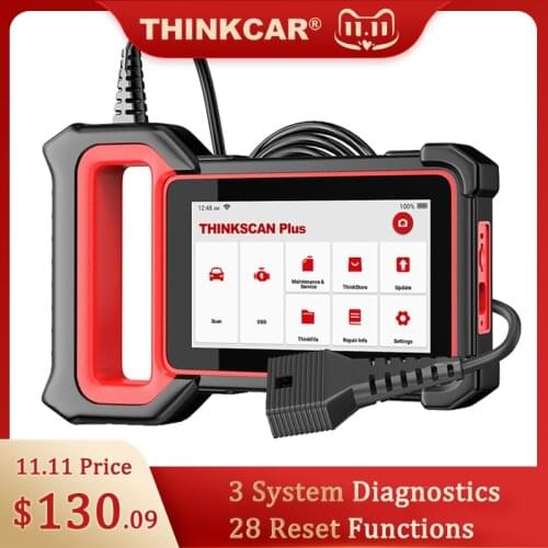 THINKCAR OBD2 Scanner Thinkscan Plus S2 Diagnostic Scanner ABS ECM System OBD 2 Scanner Automotive Professional Car Diagnostics