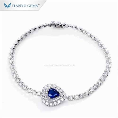 Синие браслеты Tianyu gems China At AliExpress