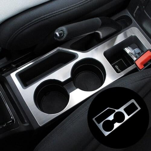 Inner Front Water Cup Holder & Storage Box Cover Trim For Jeep Patriot 2011-2015 Car Decor Car Accessories Interior