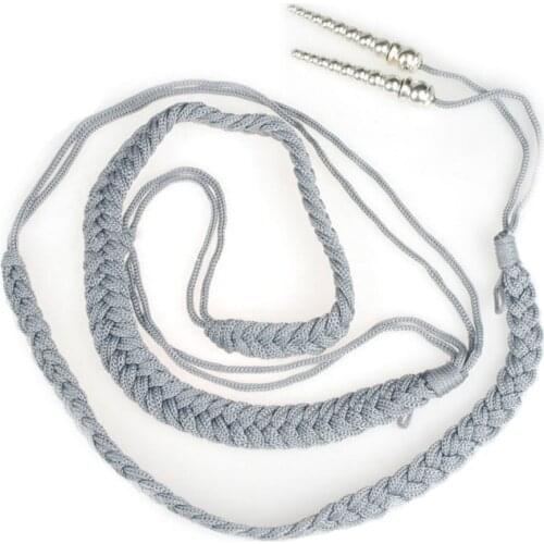 WWII WW2 GERMAN ARMY UNIFORM RIBBON TASSEL SILVER