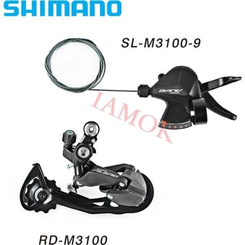 SHIMANO ALIVIO Mountain Bike SL-M3100-9 Shift Lever Iamok RD-M3100-SGS Rear Derailleur 9 Speed Bicycle Parts