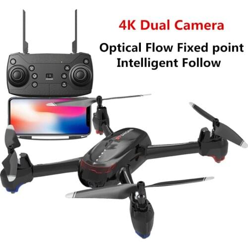 4K S7 RC Drone With Dual Camera Ultra HD 1080P Mini Helicopter Remote Control Drone Follow Me RC Quadcopter Aircraft VS SG106