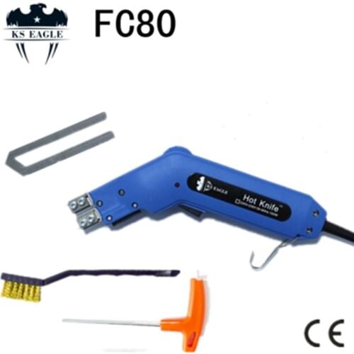 80 W Hand Held Hot Knife Fabric Cutter Heat Cutter With Straight Blade