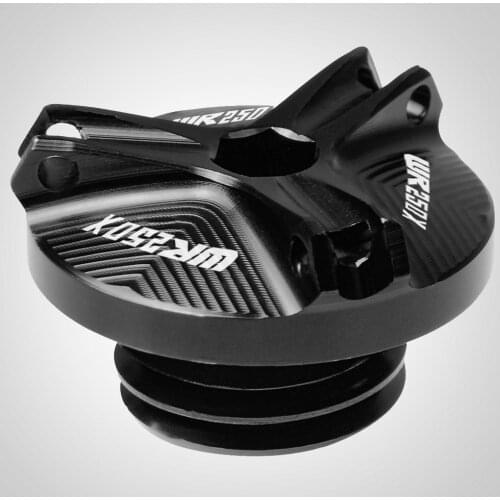 Motorcycle CNC Aluminum Accessories Motorbike Engine Oil Cup Plug Sump Cap Cover Engine For Yamaha WR250X WR 250X WR250 X 2009