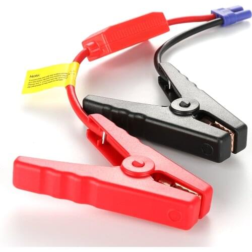 Car Jump Starter Connector Emergency Lead Cable Battery Alligator Clamp Clip New