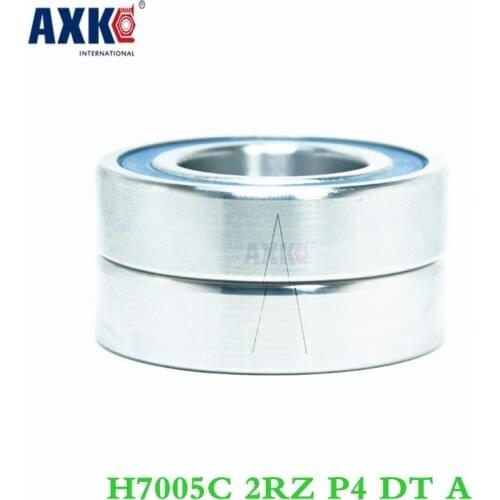 Axk 1 Pair 7005 H7005c 2rz P4 Dt A 25x47x12 25x47x24 Sealed Angular Contact Bearings Speed Spindle Bearings Cnc Abec-7