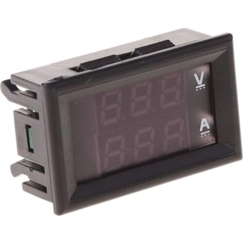 DC 0-100V 10A Dual LED Digital Voltmeter Ammeter Voltage AMP Power Car Monitor