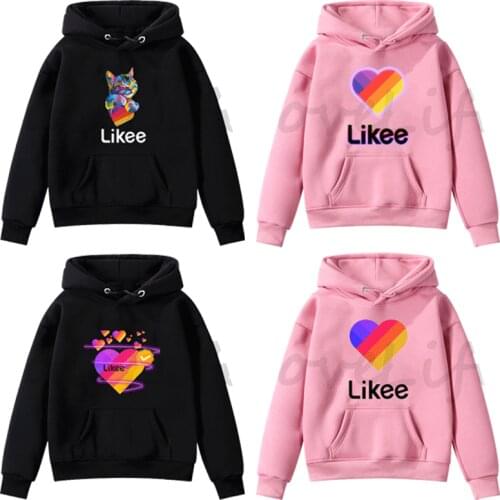 Likee Likee App Boys Girls Hoodie Baby Children Cotton Coat Childrens Clothing Likee Video Hoodies Kids Tops Sweatshirts