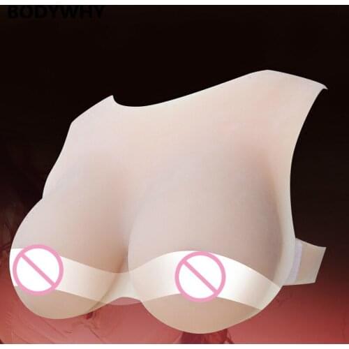 Fake Breast Crossdressing Boobs Transgender Skin Silicone Artificial Breast Men Disguised As Women Male Crossdress Performance