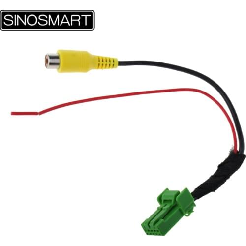 SINOSMART C5 5PIN Reversing Camera Connection Cable for Suzuki Vitara 2016 2017 OEM Monitor without Damaging the Car Wiring