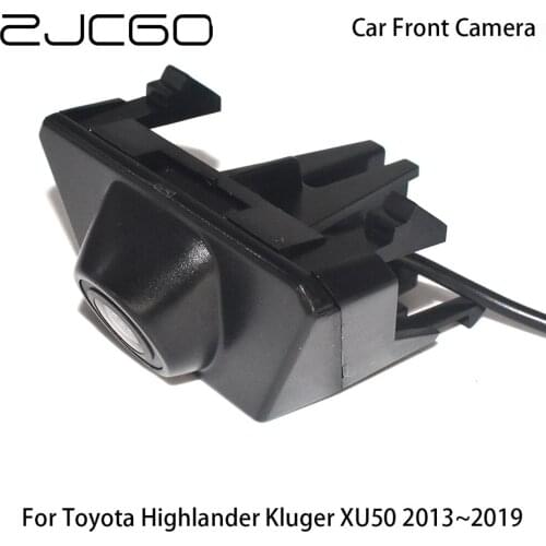 Car Front View Parking LOGO Camera Night Vision Positive Waterproof for Toyota Highlander Kluger XU50 2013~2019