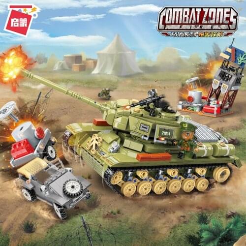 Army Tank Building Blocks Creator Toys figures Vehicle Aircraft Boy Educational Military Bricks Gift For Children no box