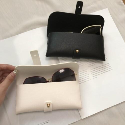 New PU Cortical Soft Bag Glasses Boxes Bags Portable Fashion Sunglasses Box Packing Bag S7102