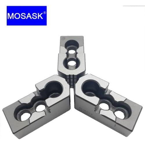 MOSASK 5 6 8 10 Inch CNC Lathe Accessories Standard Hollow Collet Hydraulic Hard Jaw