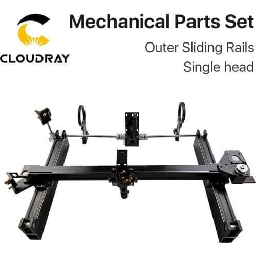 Mechanical Parts Set 1300mm*900mm Single Head Laser Kits External Slide DIY CO2 Laser 1390 CO2 Laser Engraving Cutting Machine