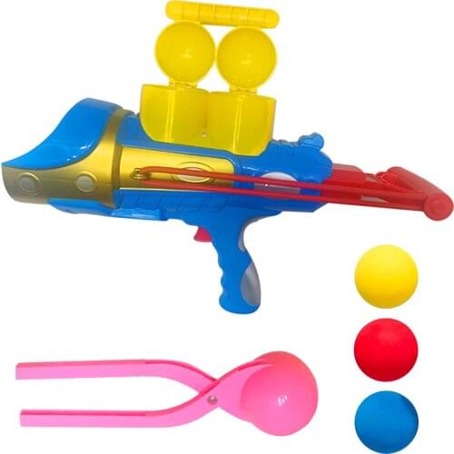 Snowball Set With Non-slip Handle Snowball Gun Snowball Thrower Christmas Gifts For Children Winter Outdoor Toys