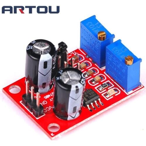 NE555 Pulse Frequency Duty Cycle Adjustable Module Square Wave Signal Generator