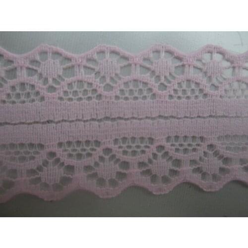 New listing 10 yards / 3 cm wide pink lace ribbon lace embroidery lace DIY craft