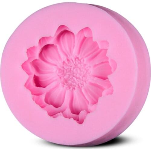 New Small Flower Silicone Fondant Cake Molds Soap Chocolate Mould For The Kitchen Baking Sugarcraft E684