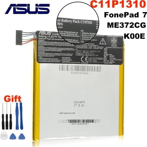 Original Laptop Battery ASUS C11P1310 New Replacement Tablets 4400mA For FonePad 7 ME372CL ME372CG K00E K00Y High Quality +Tools