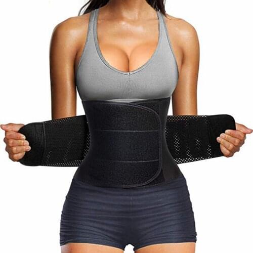 Tummy Control Waist Cincher Women Waist Trainer Belt Trimmer Sauna Sweat Workout Girdle Slim Belly Band Sport Girdle