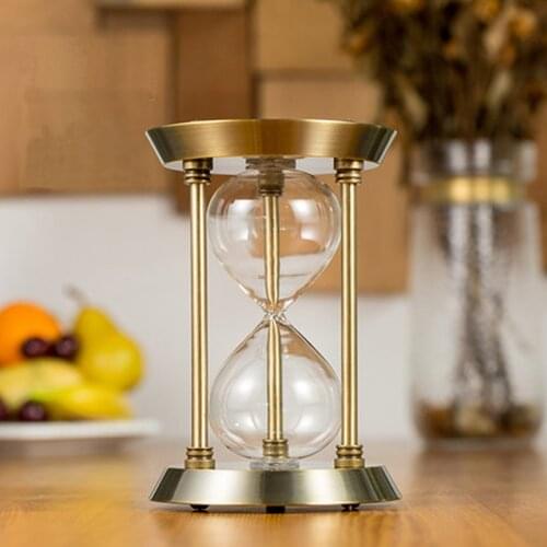 Hot Self-installed sand homemade hourglass empty bottle timer birthday gift wedding creative decoration home Glass Hourglass