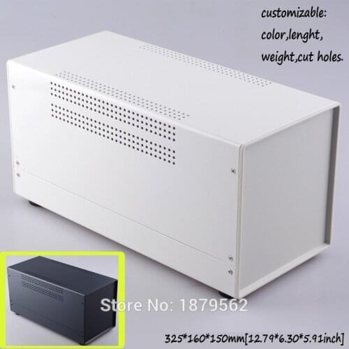 [2 colors] 325*160*150mm housing DIY electrical panel box iron enclosure metal cases iron junction box PLC control switch case