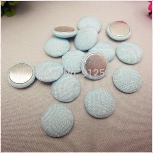 50 pcs 15mm Solid Fabric Covered flat back Buttons, Cloth Covered Buttons, garment accessories,XK5616