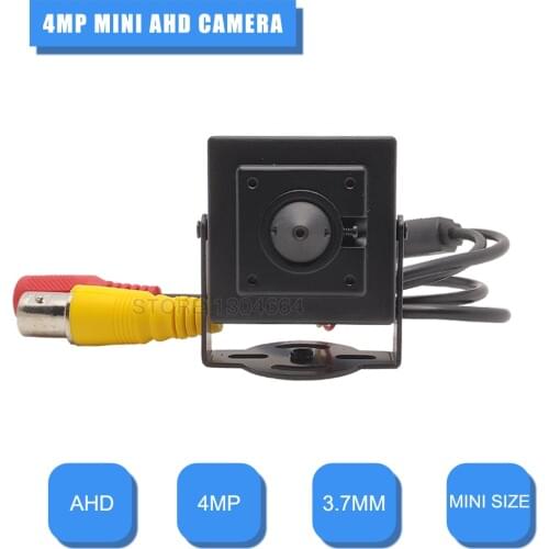 AHD MINI Camera HD 4MP CCTV Camera AHD/TVI/CVI/CVBS 4 in 1 Security Camera Pinhole Lens indoor Surveillance Video MINI Camera