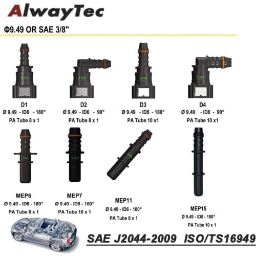 Auto Fuel Line Hose Quick Disconnect Connector Automotive Fuel Line Hose Quick connector
