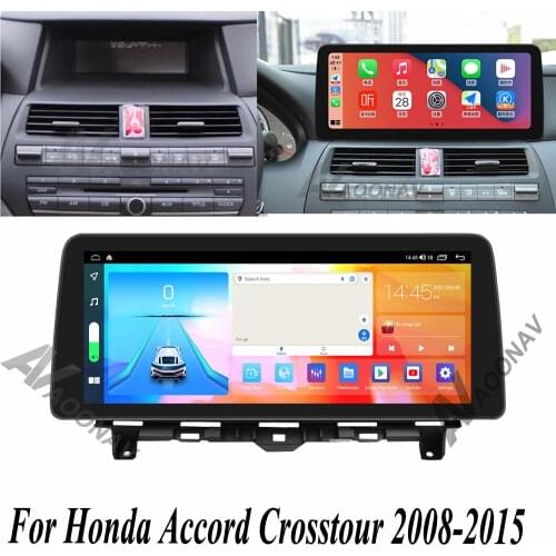 Android 10.0 Car Multimedia Player Radio for Honda Accord 2008-2015 12.3 Inch GPS Navigation Stereo CarPlay WiFi 4G Touch Screen