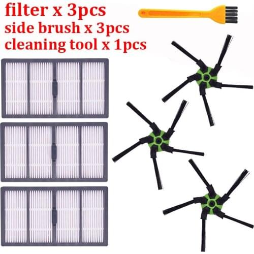 Irobot Vacuum Cleaner Side Brushes+Filters Set for irobot roomba S9 S9+ Sweeping Robot Accessories Replacement Brushes