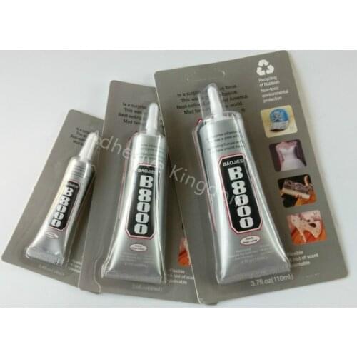 Hot sale 3pcs B8000 super glue fabric special adhesive hat cell phone case epoxy resin glue