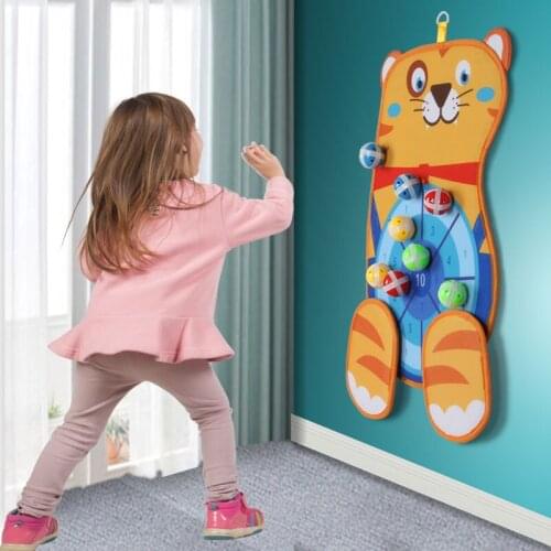 Children Throw Sticky Ball Dartboard Target Ball Game Family Sport Game Party Outdoor Sports Baby Indoor Sucker Ball Toys