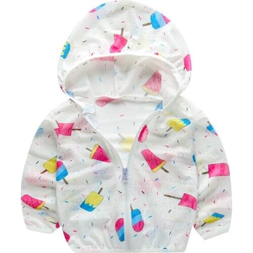 Spring and Summer Childrens Sunscreens Korean boys Girls Baby coat