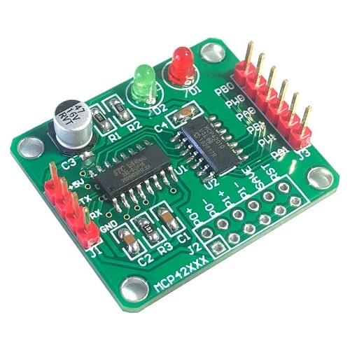 DR021| Dual Channel Digital Potentiometer Module Potentiometer MCP42010 256 Step Mute Gain Control